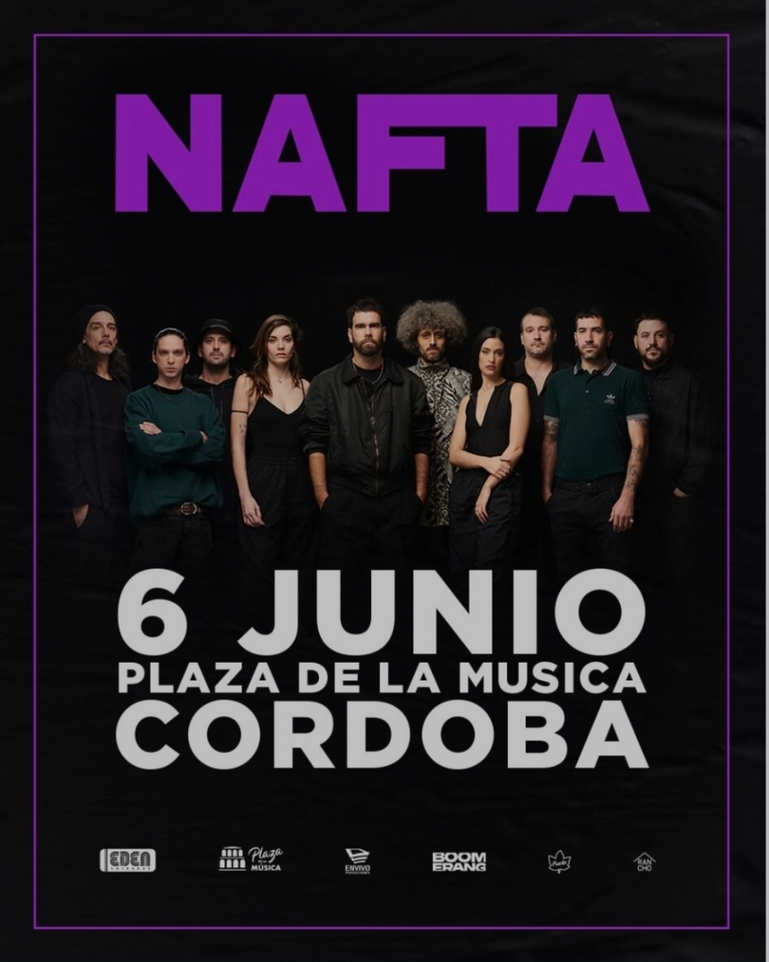 NAFTA en Córdoba - 6 de junio en Plaza de la Música