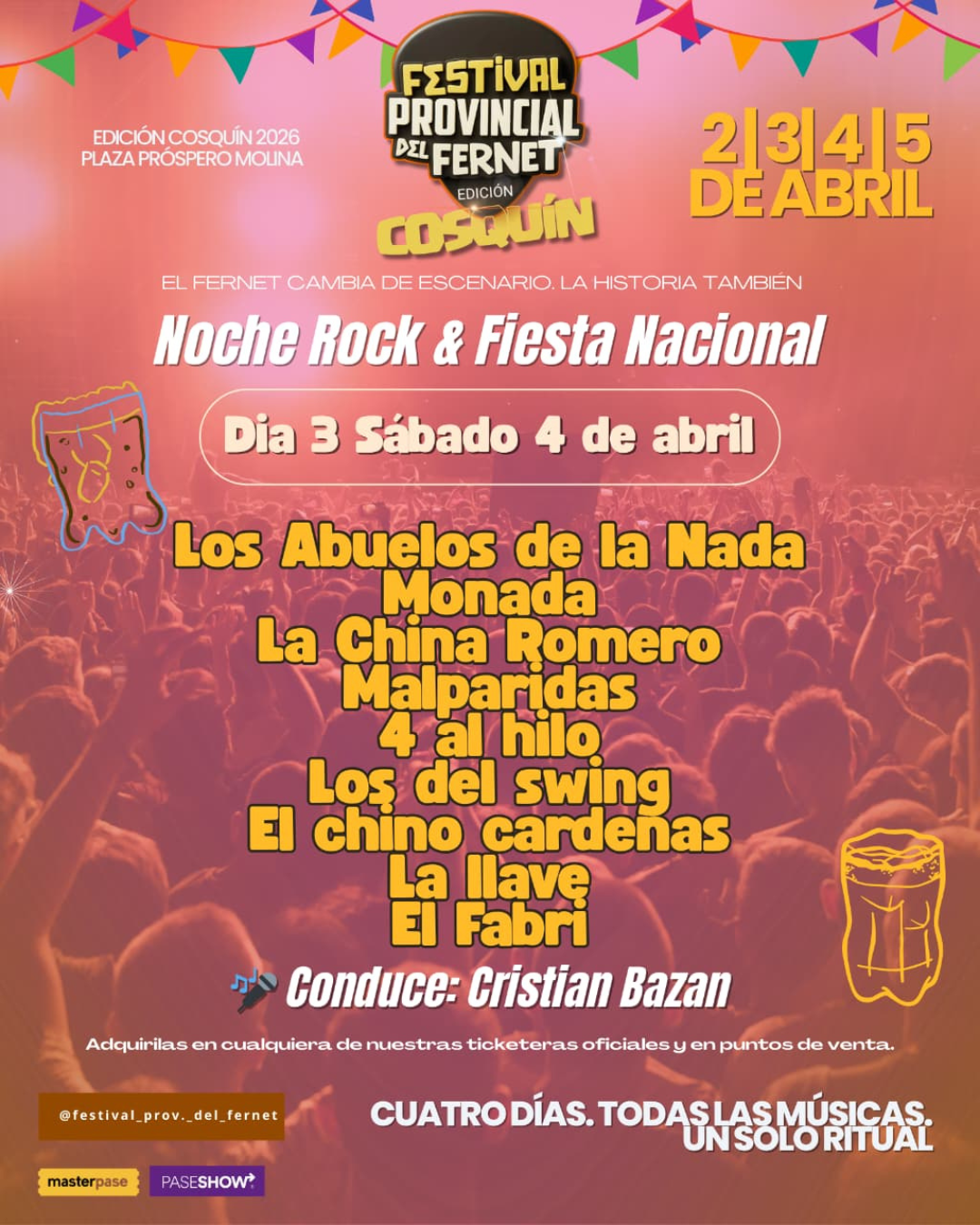 FIESTA DEL FERNET EN COSQUIN NOCHE 3